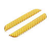 DZSQTGJKIO Interior Trim Accessory Soft Carbon Fiber Car Exterior Door Handle Frame Panel Trim Sticker for Chevy for Corvette C6 2005-2013 Car Accessories(Yellow)