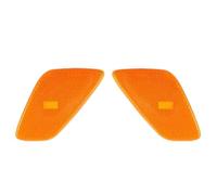 DZSQTGJKIO Wing Mirror Indicator 55155628AB For Jeep For Wrangler TJ 1997-2004 2005 2006 Front Bumper Side Marker Turn Signal Cover No Bulb(Amber)