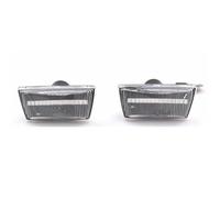DZSQTGJKIO Wing Mirror Indicator For Daewoo For Lacetti Premiere 2010-2013 2014 2015 2016 Sequential Blinker Lamp LED Dynamic Side Turn Signal Light(Crystal)