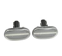 DZSQTGJKIO Wing Mirror Indicator For Mazda AZ off-road M23W For Spiano HF21S Turn Signal Light Side Mirror Sequential Indicator Lamp(Crystal)