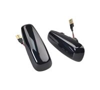 DZSQTGJKIO Wing Mirror Indicator Led Dynamic Side Marker Turn Signal Flowing Flash Repeater Light For Hyundai For I30 For Azera For Grandeur TG(Smoked)
