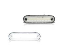 DZSQTGJKIO Wing Mirror Indicator LED Front Rear Bumper Side Marker Turn Signal Light For Mazda For Miata 1990-1997 For MX-5 1999-2005(WHITE)