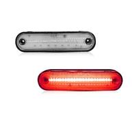 DZSQTGJKIO Wing Mirror Indicator LED Front Rear Bumper Side Marker Turn Signal Light For Mazda For Miata 1990-1997 For MX-5 1999-2005(Red)