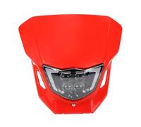 DZSQTUND Motorcycle Headlights For WR250F For WR450F For YZ250F For YZ450F 2015-2019 Motorcycle Headlight Assembly LED Headlamp Motocross DirtBike LED Headlight(Red)