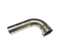 DZSQTUND Tail Pipe The Car Accessories The Exhaust Pipe Stainless Steel 90 Degree Turn Pipe The Muffler Is Connected To The Elbow Exhaust Pipe(45mm-48mm)