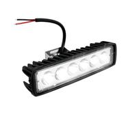 DZSQWETYU Car Headlight Lenses 6 LED Car Work Light High Bright Spotlight Universal Offroad Automobile Truck Driving Fog Headlights DRL Lamp 12V Car Headlamp Lens Glass(1pcs)