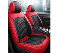 DZSQWETYU Car Seat Cover Pu Leather Universal Car Seat Cover For Shuttle For Crosstour For URV For Inspire For XRV For HRV For Pilot For Insight Seat Cushions(Black Red 4pcs)