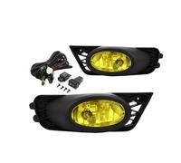 DZSQWETYU Front Bumper Fog Lamps Assembly Car Accessories For Civic Sedan 2009-2013 Left, Right Light Signal Lamp With Harness Fog Lamp Light(Yellow-With Bulb)