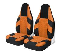 DZSQWETYU Seat Cover Set 2PC Car Seat Covers Bucket Tire Style Car Seat Protectors Car Seat Cover Sets(Orange 2 PCS)
