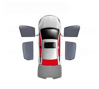 dzstnbhd Car Window Shades For Hyundai For Santa Fe 2013-2018 Car Rear Side Window SunShade Shield Front Windshield Curtain Sun Shade Visor Car Accessories(5PCS Front Rear Back)