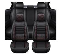 dzstnbhd Cushions Protecto For BMW For X1 F48 Car Seat Cover Accessories Interiors Auto Protector Car Seat Cushions Waterproof(Black red B 5 PCS)
