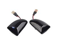 dzstnbhd Turn Light For Mercedes For Benz For Smart Dynamic Turn Signal Side Marker Light Sequential Blinker Side Mirror Flashing Lamp(Smoked Black)
