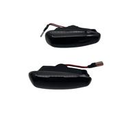 DZSUNLOHJ For Kia For Ceed For Estate For Rio 2PCS Dynamic Led Side Marker Turn Signal Flowing Flash Repeater Light Wing Mirror Indicator(Smoked Black)
