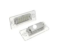 DZSYANJIASM Car Rear Stop Light 2pcs LED License Number Plate Light For VW For Passat For Transporter For Jetta For Touran White