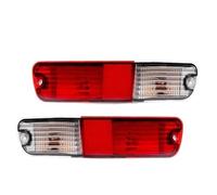 DZSYANJIASM Car Rear Stop Light Red Rear Bumper Brake Light Bar Yellow Side Turn Signal For Mitsubishi For Montero For Pajero 2003-2006 Halogen Bulb Tail Lamp(L and R)