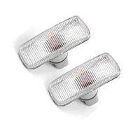 DZSYANJIASM Car Rear Stop Light Yellow Side Turn Signal Light Non-LED 04806224AA For Dodge For Charger For Avenger For Caliber 2005-2015 Signal Lamp(2pcs Clear Lens Lamp)