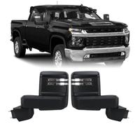 DZSYANJIASM Car Tail lights 15 Wires Side Door Mirror Assembly For Chevy For Silverado 1500 For GMC For Sierra 1500 2019-2022 Double Mirror Wing Mirror Accessories Tail Brake Indicator(Right)