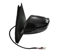 DZSYANJIASM Car Tail lights For Mercedes For Benz For W166 ML166 ML300 ML350 ML400 2012-2015 Car Side Door Power Rear View Mirror Assembly Black White Tail Brake Indicator(Left)