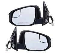 DZSYANJIASM Car Tail lights Rearview Mirror Assembly For Toyota For RAV4 2016-2018 Large And Small Mirror Black Door Mirror 7 Wires Car Accessories Tail Brake Indicator(1pair)