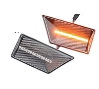 DZSYANJIASM Dynamic Turn Signal Flashing Car Turn Signals LED Side Marker Lights Blinker Lateral Lamp Accessories For Opel For Vectra C 2002-2008 ForSignum 2003-2008(Dynamic Crystal)