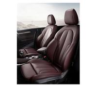 DZSYANJIASM For BMW For X5 X6 Z4 E53 E70 E71 For E72 E85 E86 E89 F15 Custom Car Seat Covers Set Leather Full Set Waterproof(Brown)