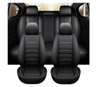 DZSYANJIASM For For A4 B9 For Avant B8 Leather Seat Cover Car Accessories Interior Full Set Waterproof(Black)