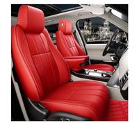 DZSYANJIASM For Land For Rover For Range For Rover Sport Car Seat Covers Full Set Middle Perforated Leather Waterproof(Red)