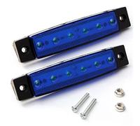 DZSYANJIASM LED Third Stop Light 10/30Pcs Truck Trailer Side Marker Indicators Light Car Signal Brake Rear Warning Tail LED 12/24V Accessories(10Pcs Blue)