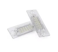 DZSYANJIASM Mirror Turn Signal 12V 18LED Car License Plate Lights Rear Lamp LED Canbus Error Free For SKODA White CANbus