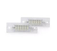 DZSYANJIASM Mirror Turn Signal 12V 18LED Car License Plate Lights Rear Lamp LED Canbus Error Free For VW For Passat For Touran For Golf For Jetta For MK5 T5 White CANbus