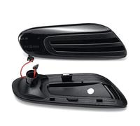 DZSYANJIASM Mirror Turn Signal 1Pair Smoked Shell Amber LED Dynamic Flowing Side Marker Light Turn Signal Lights For Mini For Cooper F55 F56 F57 2014-2017
