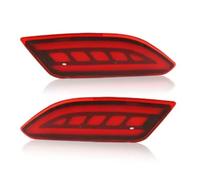 DZSYANJIASM Rear Tail Light LED Rear Bumper Light Stop Tail Light for VEZEL 2015-2019 Car Replacement Parts(1 pair red)