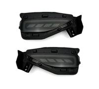 DZSYANJIASM Rear Tail Light Pair Rear Fog Lamp LED Black Cover For Toyota For Fortuner SW4 2015-2020 Rear Bumper Turn Signal Light Reflector 3 Functions(Model A Red Cover)