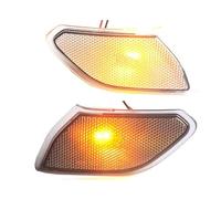 DZSYANJIASM Turn Signal Lights Smoked Black Led Front Side Marker Light Turn Signal Lamp Round Eyebrow Side Lamp For Jeep For Wrangler JL 2018+ Wing Mirror Indicator Light