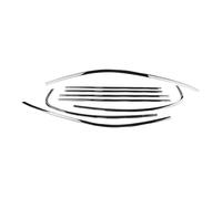 DZSYANJIASM Window Door Seals 8PCS Car Exterior Window Trim Weatherstrips Seal Strip Cover For BMW 1 Series F20 2017 2018 2019 2020 2021 2022 2023 Window Weatherstrip
