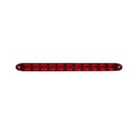 DZSYINGCHUSM Mirror Indicator Light 12V Car 11-LED Truck Tail Trailer Light With Brake Stop Park High/Low Brightness Marker Bar Turn Signal Stop Lamp (Red Shell)