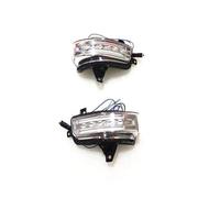 DZSYINGCHUSM Rear Brake Light LED Rear-view Mirror Lights Case For Nissan For Serena C26 2012-2016 Japan Version Side Turn Signals + DRL + Ground Lamp(WHITE)
