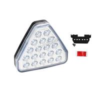 DZSYINGLONGSM Brake Light Universal F1 Triangle Style Sport 19led Brake Signal Lamp Rear Fog Light rear Third Brake Lamp Drl For Jdm For Bba Car Third Brake Light(WHITE)