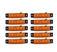 DZSYINGLONGSM Wing Mirror Indicator 12/24V 6 LED Car Side Marker Lights Turn Signal Lamp Indicators Universal For Trailers Trucks Vans Buses Mirror Indicator Light(Yellow)