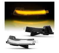 DZSYINGLONGSM Wing Mirror Indicator Lamp 2pcs Car LED Dynamic Turn Signal Light Blinker Indicator Sequential Side Mirror Lamp Lights For For Mustang 2015-2021 Amber(Clear LENS)