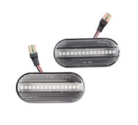 DZSYINGLONGSM Wing Mirror Indicator Lamp 2pcs Dynamic LED Side Marker Turn Signal Lights Indicator Amber Repeater Car For SEAT For Ibiza 6L For Cordoba For Toledo 1M 1996-2006(Dynamic Crystal)