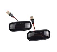 DZSYINGLONGSM Wing Mirror Indicator Lamp Dynamic Blinkers Side Marker Lamp LED Sequential Turn Signal Light Tuning For Car Styling For A3 S3 8L A8 D2 TT 8N(Dynamic Black)