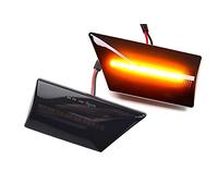 DZSYINGLONGSM Wing Mirror Indicator Lamp Flashing Car Turn Signals LED Side Marker Lights Blinker Lateral Lamp Accessories For Opel For Vectra C 2002-2008 ForSignum 2003-2008(Dynamic Black)