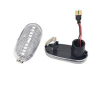 DZSYINGLONGSM Wing Mirror Indicator Lamp LED Sequential Lamp Dynamic Blinker Indicator Side Marker Turn Signal Light For Fiat For Bravo 2(Dynamic Crystal)