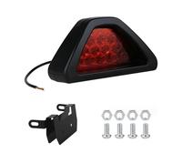 DZSYINGLONGSM Wing Mirror Indicator Universal Car Motorcycle LED Rear Stop Tail Light Signal Lamp F1 Triangle Type Brake Light Flash Strobe Fog Lamp Warning Light Mirror Indicator Light