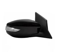 Auto Side Mirror Car Accessories Outside Side Rearview Mirror Assemblys For Nissan For Tiida For Pulsar 2016-2023 Auto Mirror Assy Complete Wing Mirrors(Black,7 Pin Right)