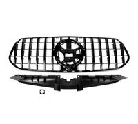 DZSYOHFS Car Front Grill For 2024 For Benz For W167 GLE350 GLE450 GLE580 GLE53 For AMG GT R Front Grille Glossy Black Fog Light Grill