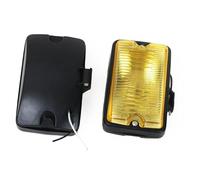 DZSYOHFS Fog Light Lamp Car Front Fog Light DRL LED Driving Lamp Spotlight Spotlamp For PEUGEOT For 205 GTI CTI 106 306 Mi16 H3(Yellow-2pcs)