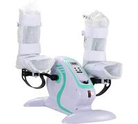 DZTBX Fitness Motorised Pedal Exerciser Electric Mini Exercise Bike,Portable Home Office Leg Arm Foot Cycle Bike with LCD Display Mini Cycling Trainer Stationary Exercise Leg Peddler (white)