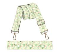 DZTLAO Wide Purse Strap Replacement Crossbody, Funny Shoulder Strap Adjustable, Cute Bag Strap for Women Guitar Purses Cute Green Frogs